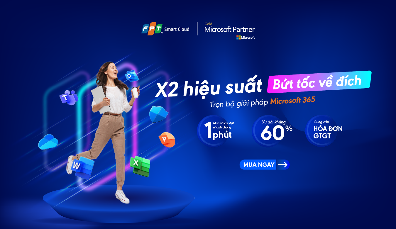 Bứt phá doanh thu – Tăng tốc về đích với giải pháp X2 hiệu suất từ Microsoft 365 