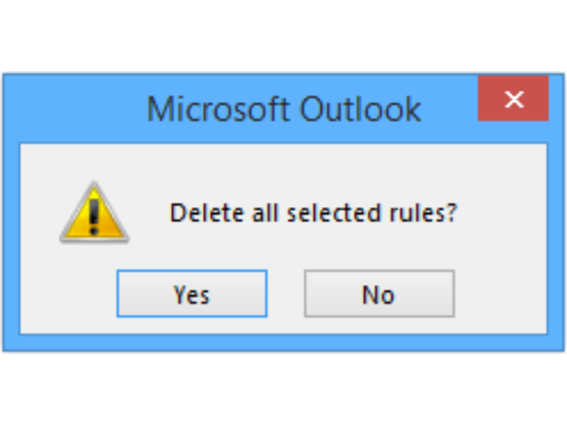 Cách xóa rule trong Outlook nhanh chóng và đơn giản