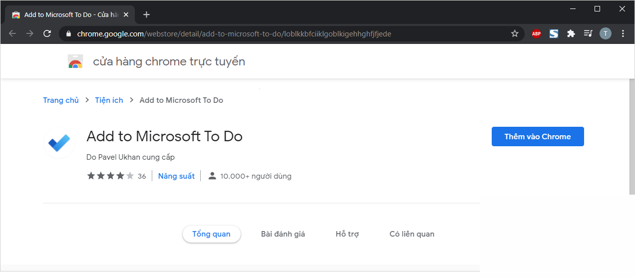 Đầu tiên người dùng cần lựa chọn phiên bản Microsoft To Do phù hợp để tải về trình duyệt