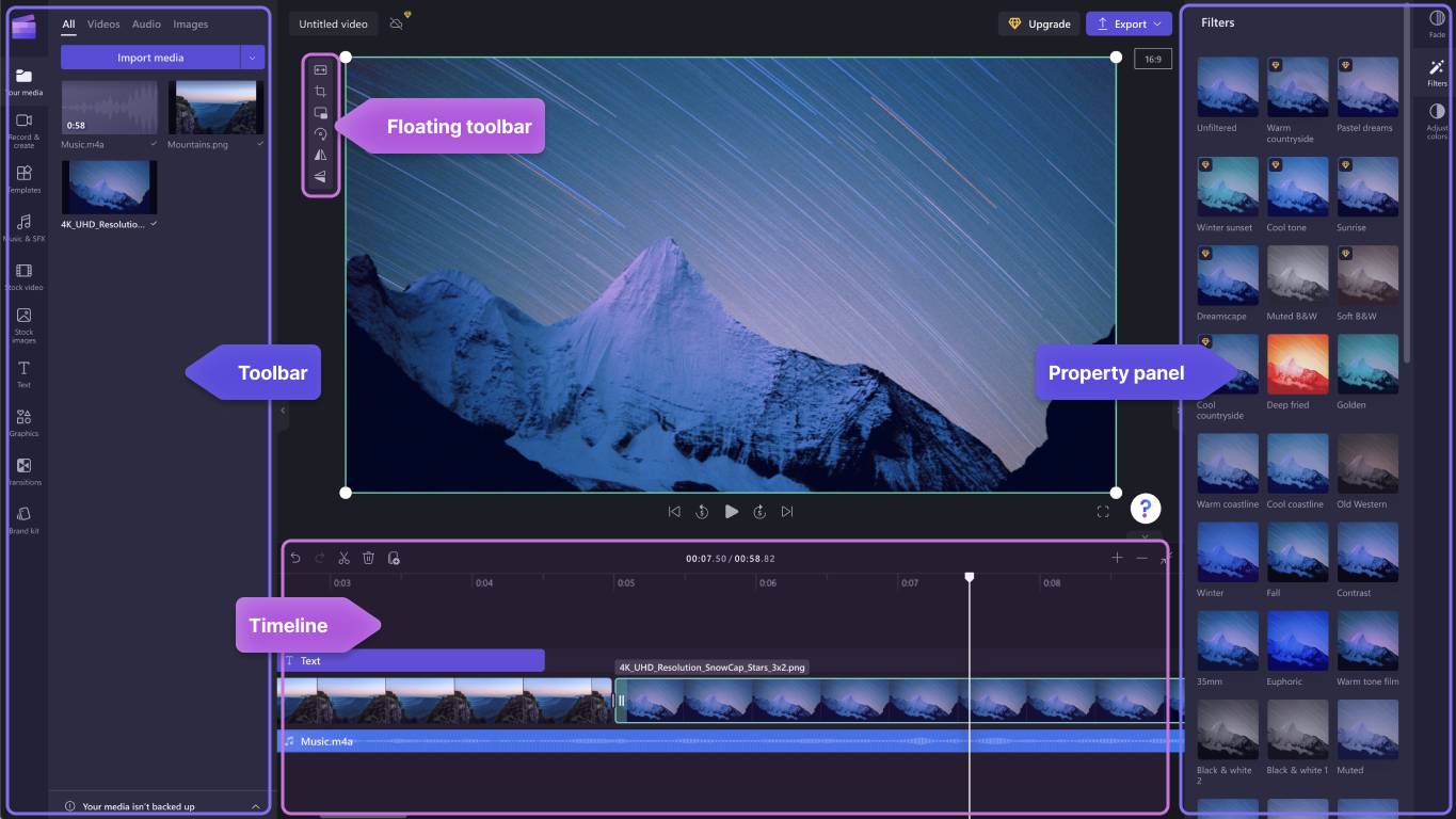 Microsoft Clipchamp là một trình chỉnh sửa video trực tuyến