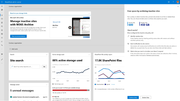 Microsoft Archive cung cấp đầy đủ khả năng lưu trữ dữ liệu nâng cao cho doanh nghiệp