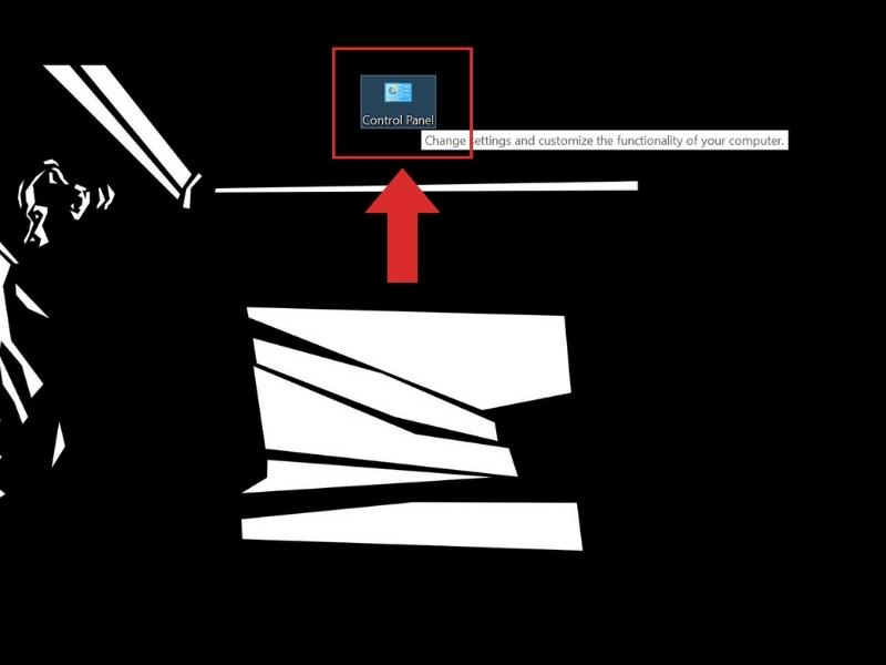 Mở Control Panel trên máy tính