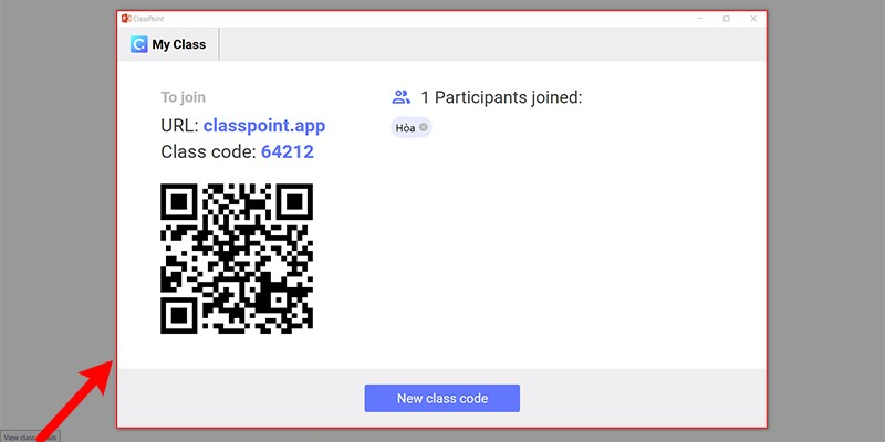 Cách tham gia lớp học bằng mã QR