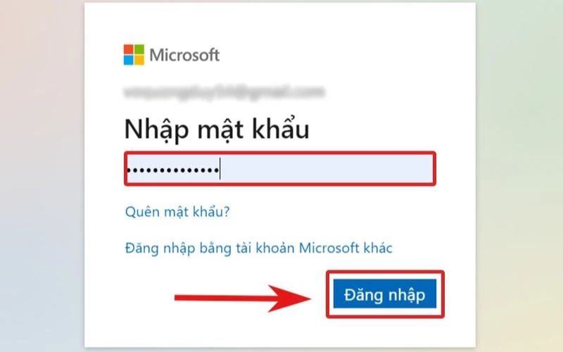 Hướng dẫn chi tiết cách đăng nhập tài khoản Microsoft online chính chủ